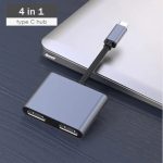 Slimtron USB-C naar 2* 4K HDMI docking station - Afbeelding 4