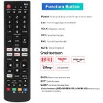 LG Universele Afstandsbediening met Appknoppen (Netflix, Disney, Rakuten, Prime Video) - Afbeelding 6