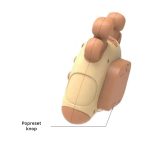 Slimtron Pop it Controller Bruine krab pad - Afbeelding 4