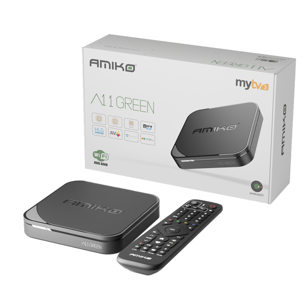 Amiko A11 Green Android IPTV Mediastreamer