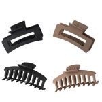 Matte haarklepje - 4 stuks