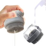 Universele Scalp Massager met Zeep/Shampoo Dispenser – Voor Mens en huisdier - Afbeelding 2