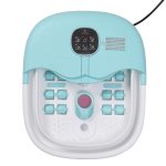 Slimtron FB02 Elektrisch Voetenbad – Verwarming, Bubbels en Massagerollers – Blauw - Afbeelding 4
