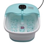 Slimtron FB02 Elektrisch Voetenbad – Verwarming, Bubbels en Massagerollers – Blauw - Afbeelding 3