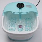Slimtron FB02 Elektrisch Voetenbad – Verwarming, Bubbels en Massagerollers – Blauw - Afbeelding 2