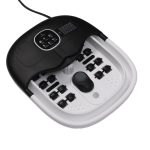 Slimtron FB02 Elektrisch Voetenbad – Verwarming, Bubbels en Massagerollers – Zwart - Afbeelding 5