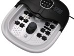Slimtron FB02 Elektrisch Voetenbad – Verwarming, Bubbels en Massagerollers – Zwart - Afbeelding 2